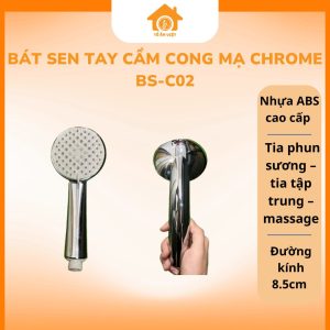 Bát sen tay cầm cog mạ chrome BS-C02