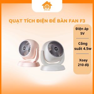 Quạt tích điện để bàn Fan F3