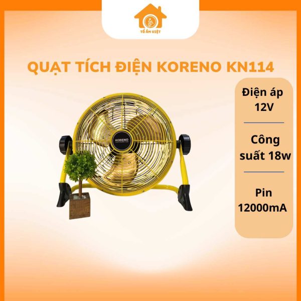 Quạt tích điện KORENO