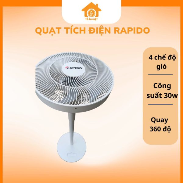 Quạt tích điện RAPIDO