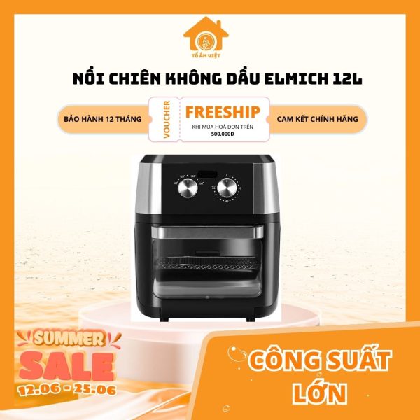 Nồi chiên không dầu Elmich