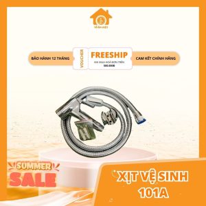 Xịt Vệ Sinh Đầu Đồng Mạ Crom 101A