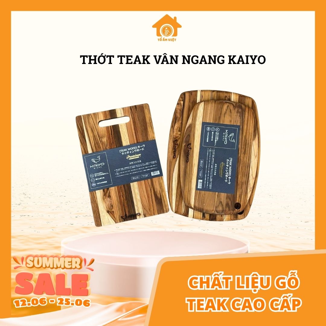 Thớt gỗ vân ngang kaiyo