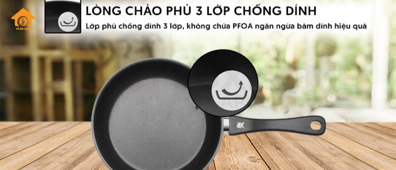 sử dụng chảo chống dính đúng cách