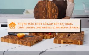 thớt gỗ làm bếp an toàn