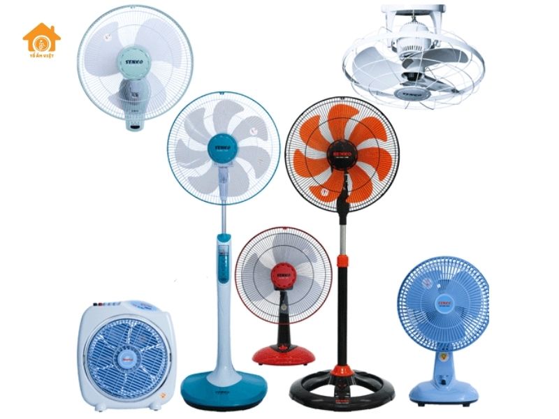 Các loại quạt của Senko